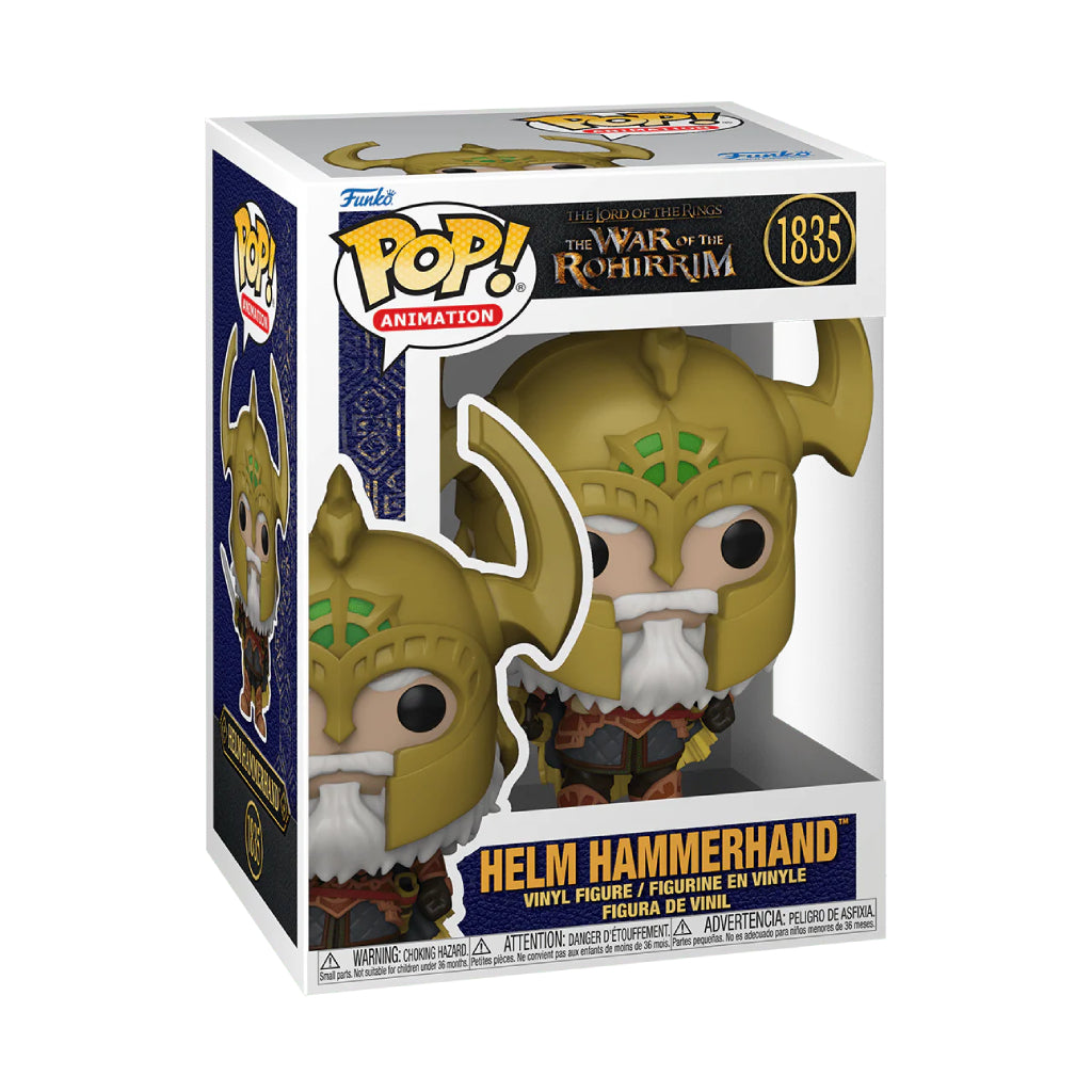 FUNKO POP ANIMATION LOTR WAR OF THE ROHIRRIM HELM HAMMERHAND 1835