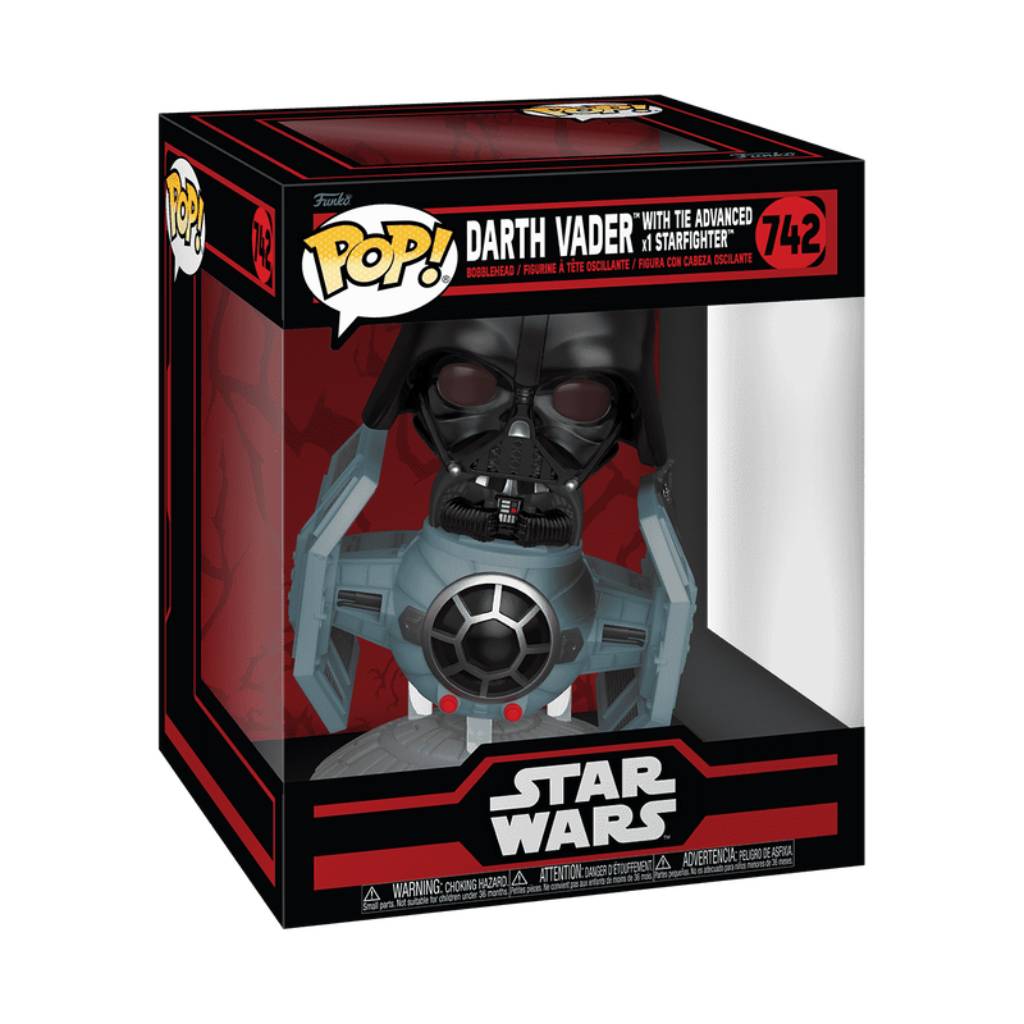 FUNKO POP RIDES STAR WARS DARTH VADER WITH TIE ADVANCED X1 STARFIGHTER