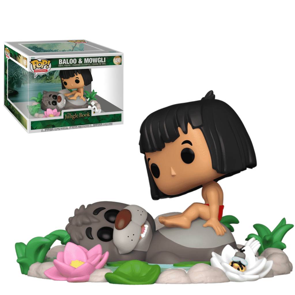 FUNKO POP MOMENT DISNEY THE JUNGLE BOOK BALOO AND MOWGLI 490
