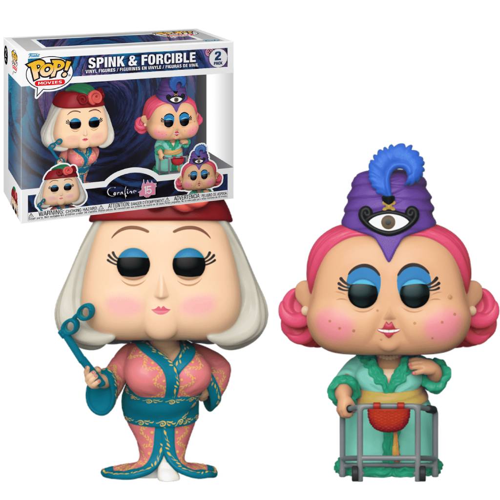 FUNKO POP MOVIES CORALINE 15 YEARS SPINK AND FORCIBLE 2PK