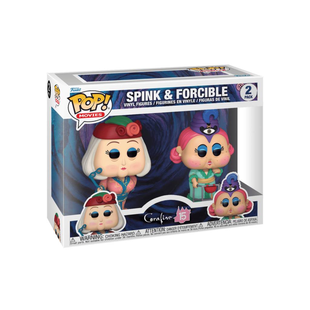 FUNKO POP MOVIES CORALINE 15 YEARS SPINK AND FORCIBLE 2PK