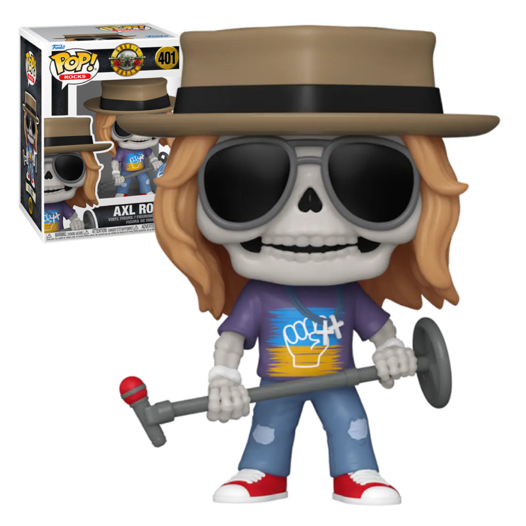 FUNKO POP ROCKS GUNS N ROSES SKELETON AXL ROSE 401