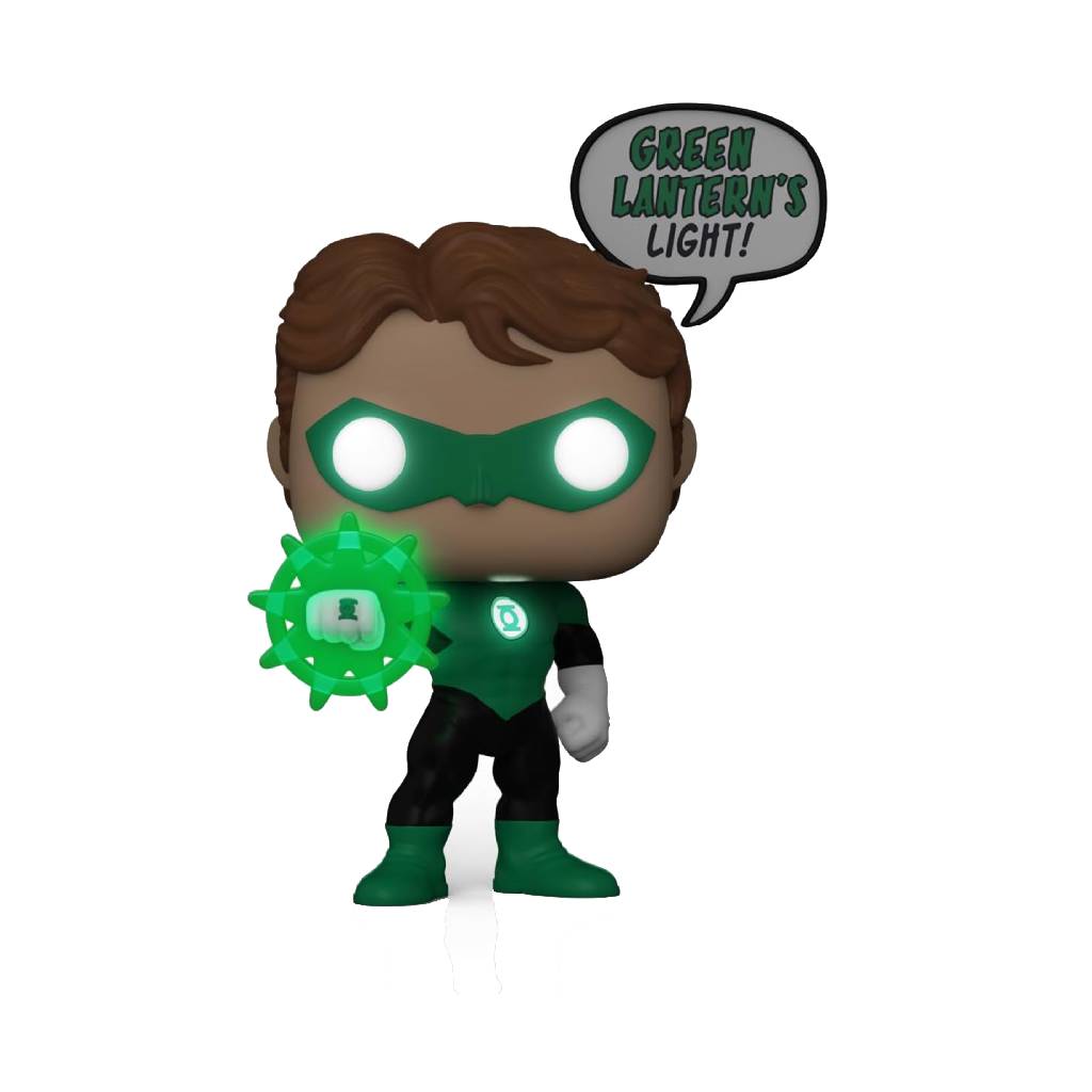 FUNKO POP SAYINGS DC HEROES GREEN LANTERN (BEWARE) 530 GLOW
