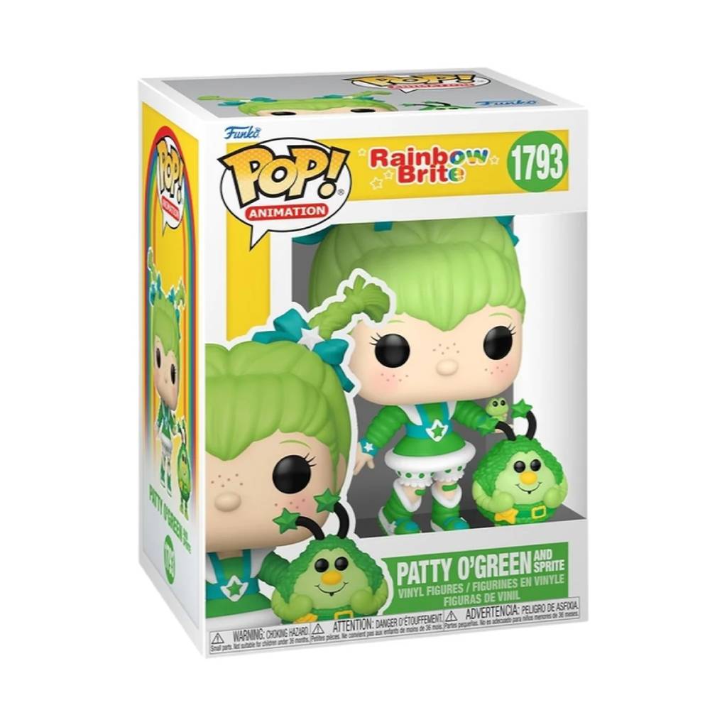 FUNKO POP ANIMATION RAINBOW BRITE PATTY O GREEN AND SPRITE 1793