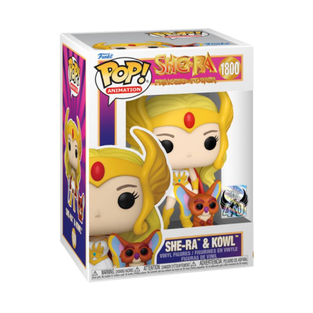 FUNKO POP ANIMATION SHE-RA PRINCESS OF POWER SHE-RA AND KOWL 1800