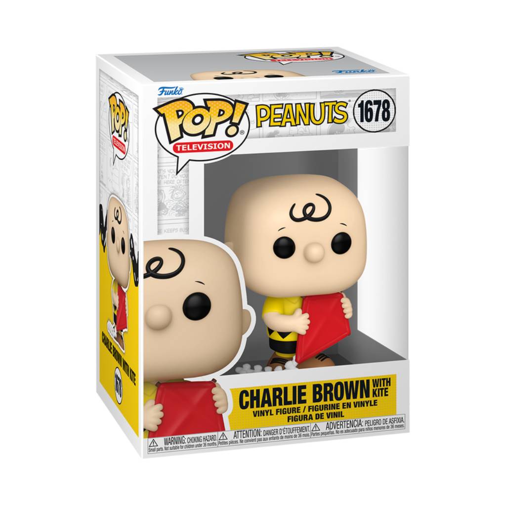 FUNKO POP TV PEANUTS CHARLIE BROWN WITH KITE 1678