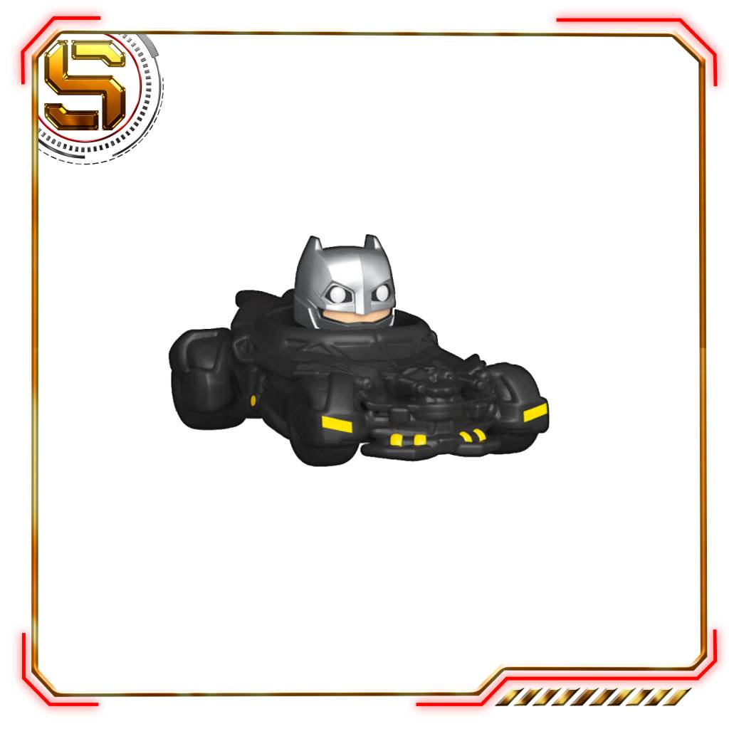 FUNKO BITTY POP RIDE DC MOVIES BATMAN V SUPERMAN ARMORED BATMAN WITH BATMOBILE