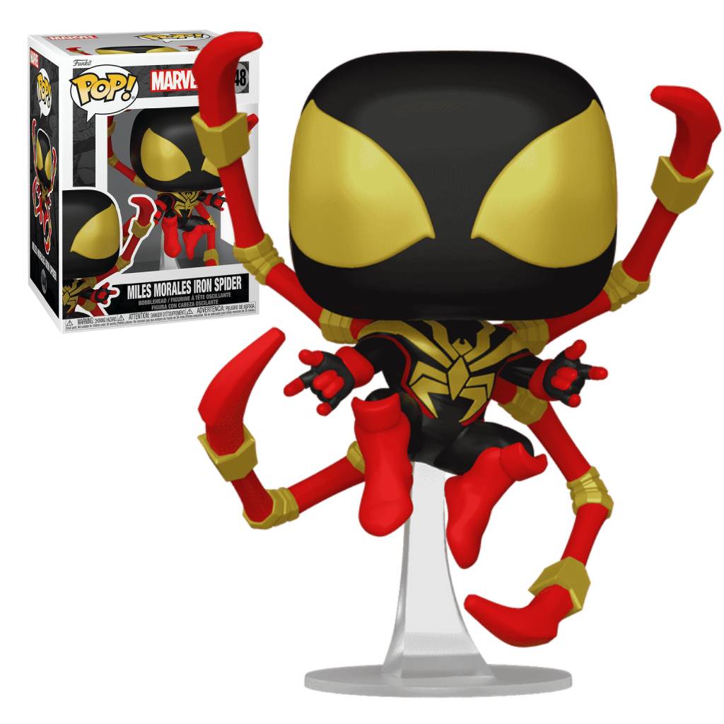 FUNKO POP MARVEL COMICS SPIDERMAN MILES MORALES IRON SPIDER 1448