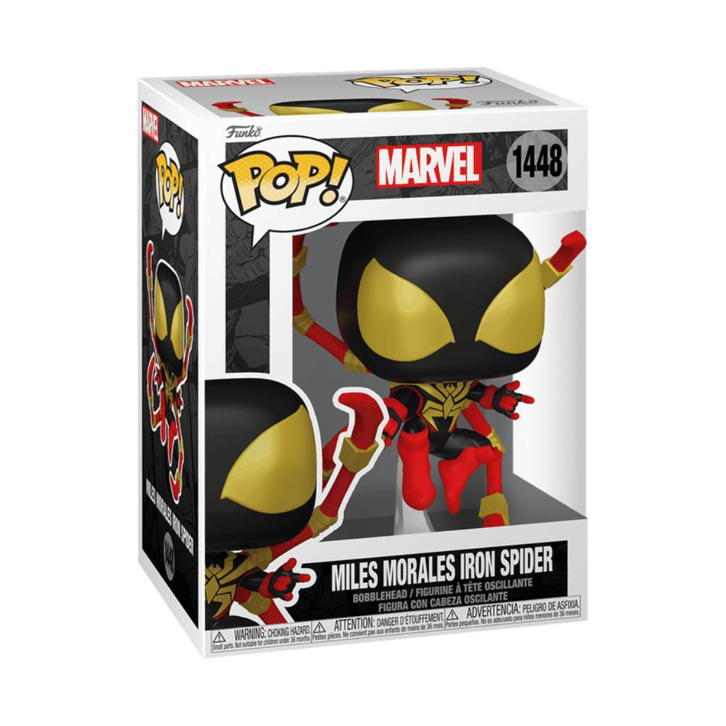 FUNKO POP MARVEL COMICS SPIDERMAN MILES MORALES IRON SPIDER 1448