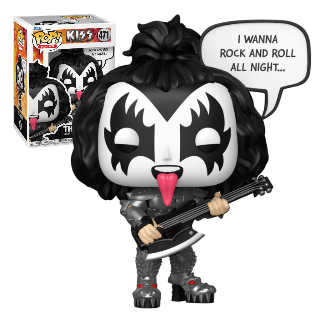 FUNKO POP SAYINGS ROCKS KISS THE DEMON (ROCK AND ROLL ALL NIGHT) 471