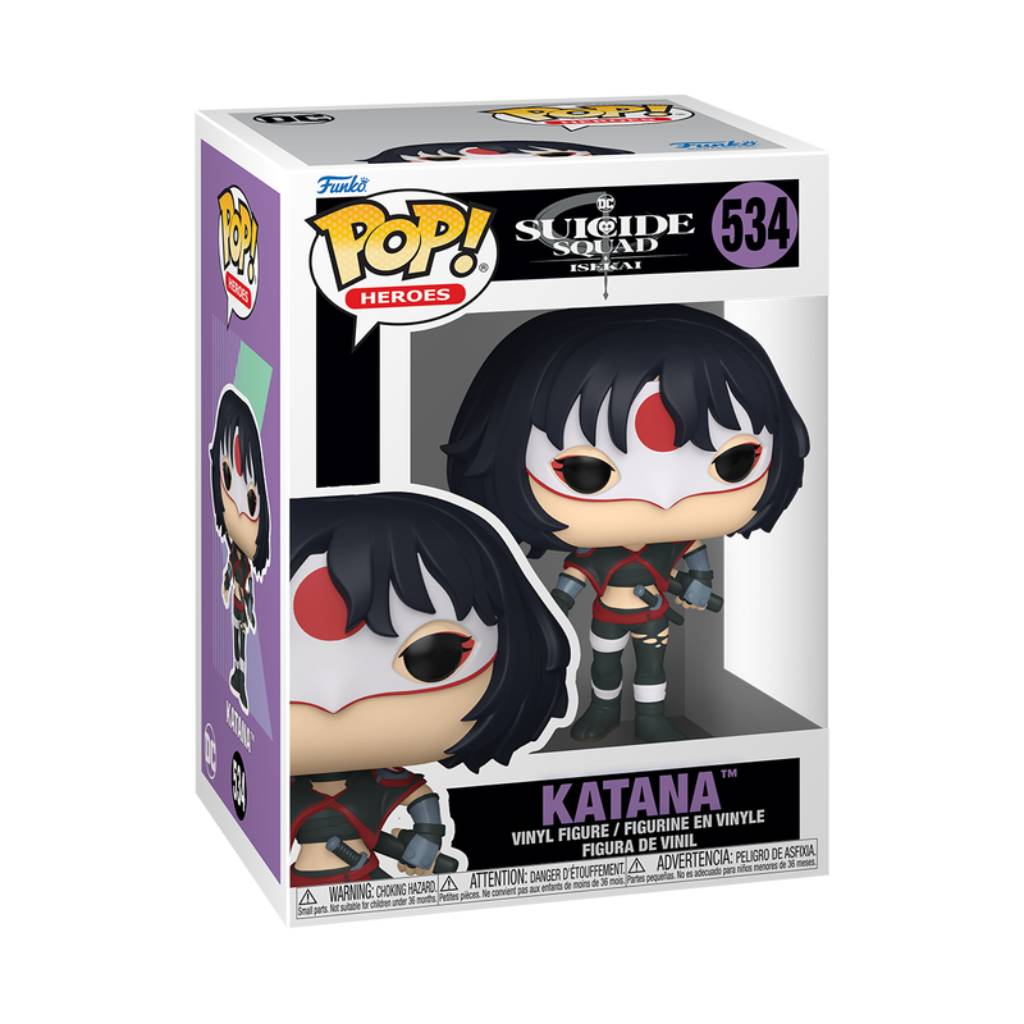 FUNKO POP DC ANIMATION SUICIDE SQUAD ISEKAI KATANA 534