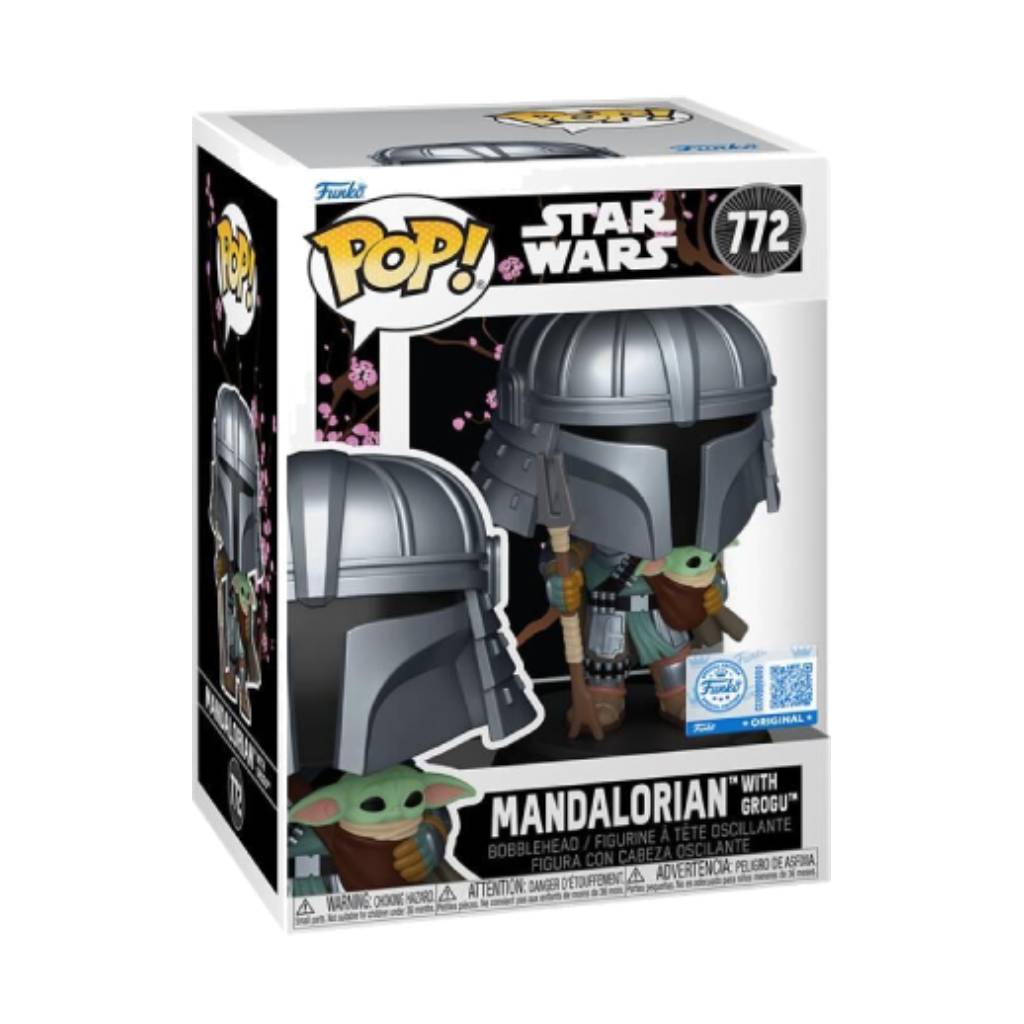 FUNKO POP STAR WARS IMPRESSIONS THE MANDALORIAN WITH GROGU 772