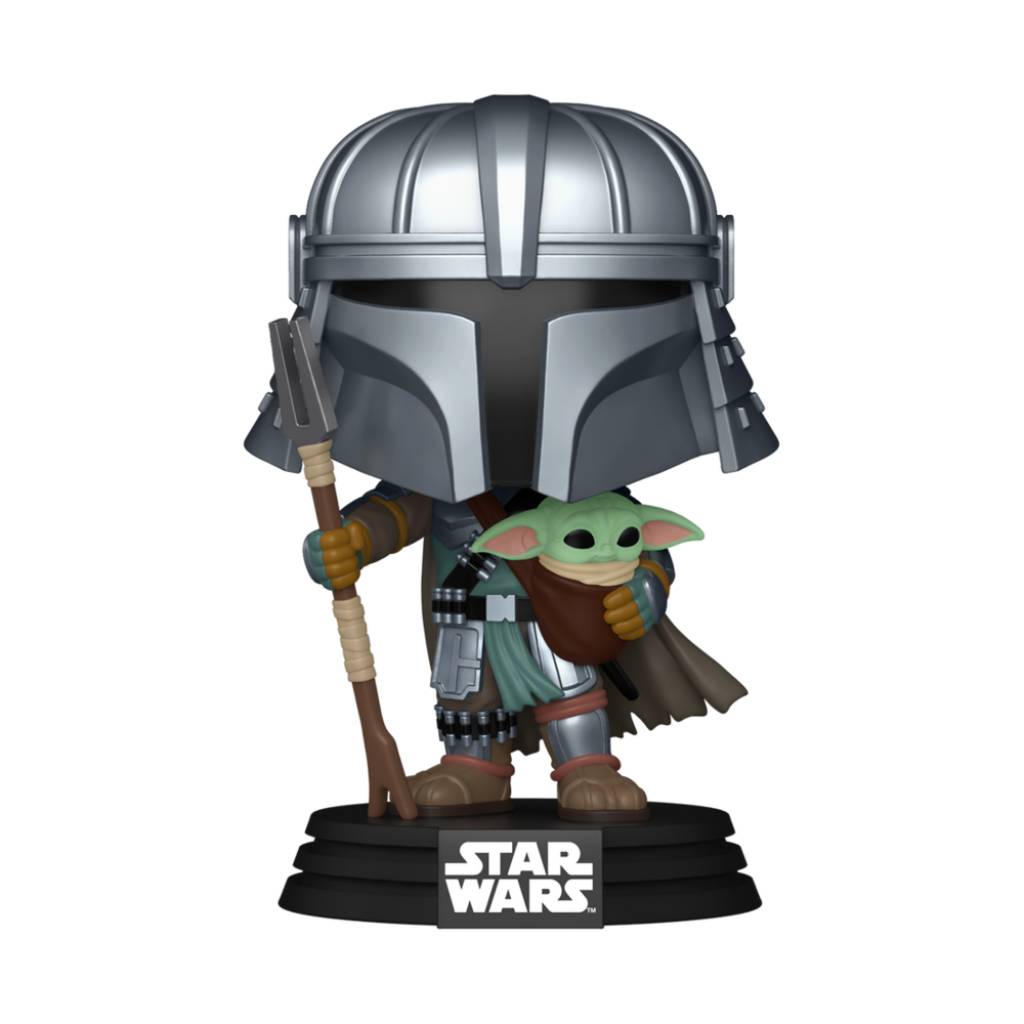 FUNKO POP STAR WARS IMPRESSIONS THE MANDALORIAN WITH GROGU 772