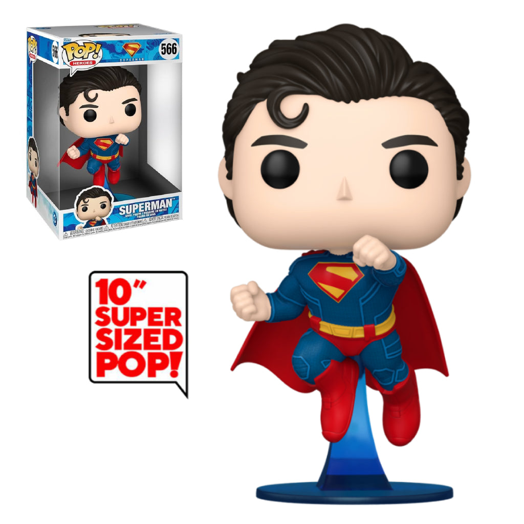 FUNKO POP JUMBO DC STUDIOS SUPERMAN (2025) SUPERMAN 566