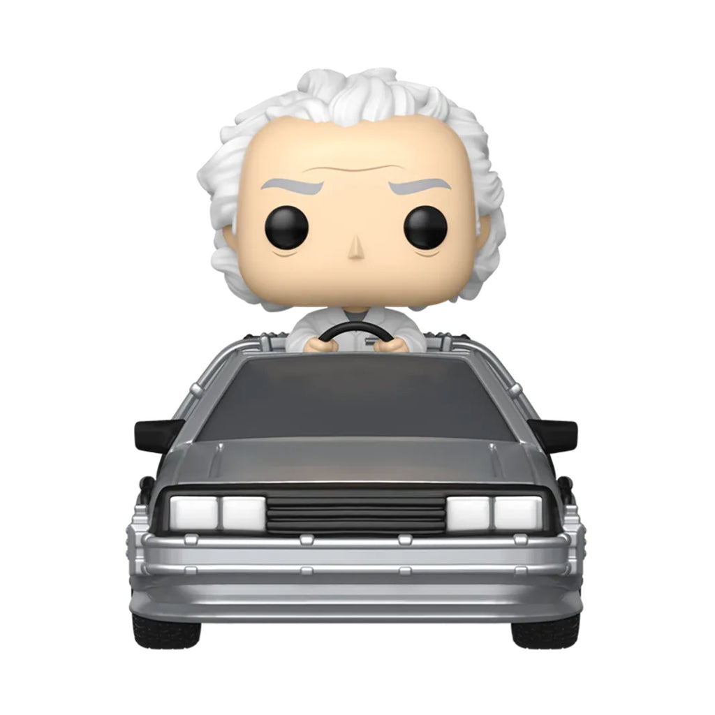 FUNKO POP RIDES DLX MOVIES BACK TO THE FUTURE DOC WITH TIME MACHINE 133