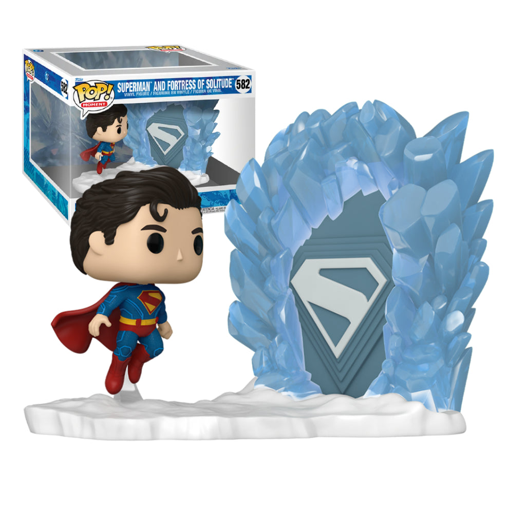 FUNKO POP MOMENT DC STUDIOS SUPERMAN (2025) SUPERMAN AND FORTRESS OF SOLITUDE 582