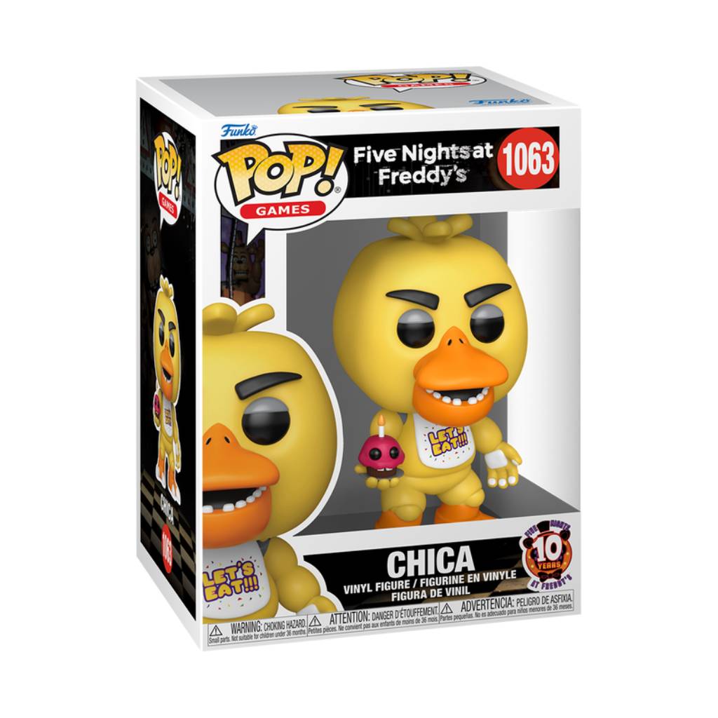 FUNKO POP GAMES FIVE NIGHTS AT FREDDYS 10 YEARS CHICA 1063