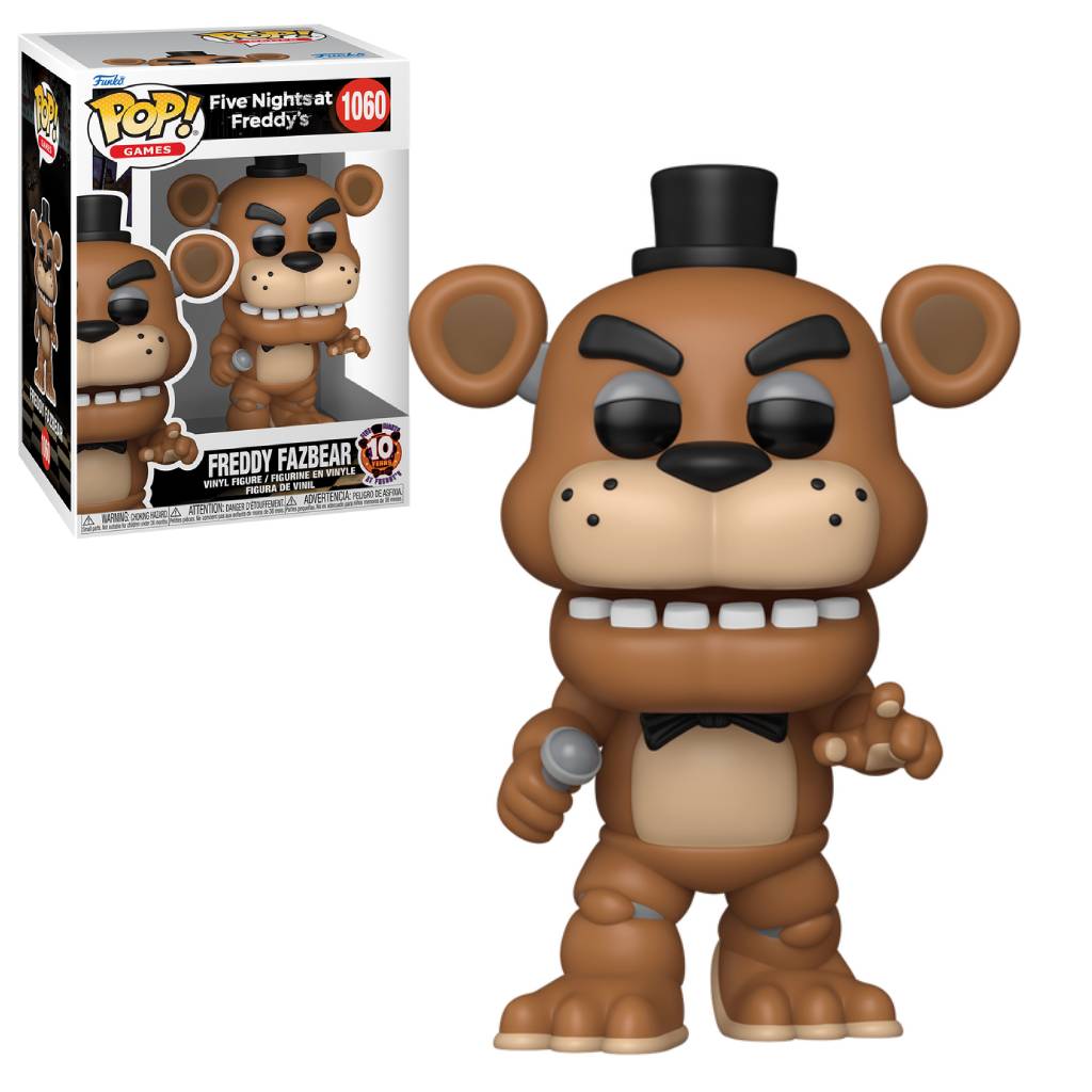 FUNKO POP GAMES FIVE NIGHTS AT FREDDYS 10 YEARS FREDDY FAZBEAR 1060