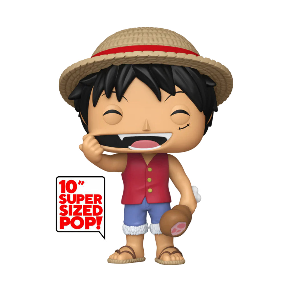 FUNKO POP JUMBO ANIME ONE PIECE MONKEY D LUFFY 1945
