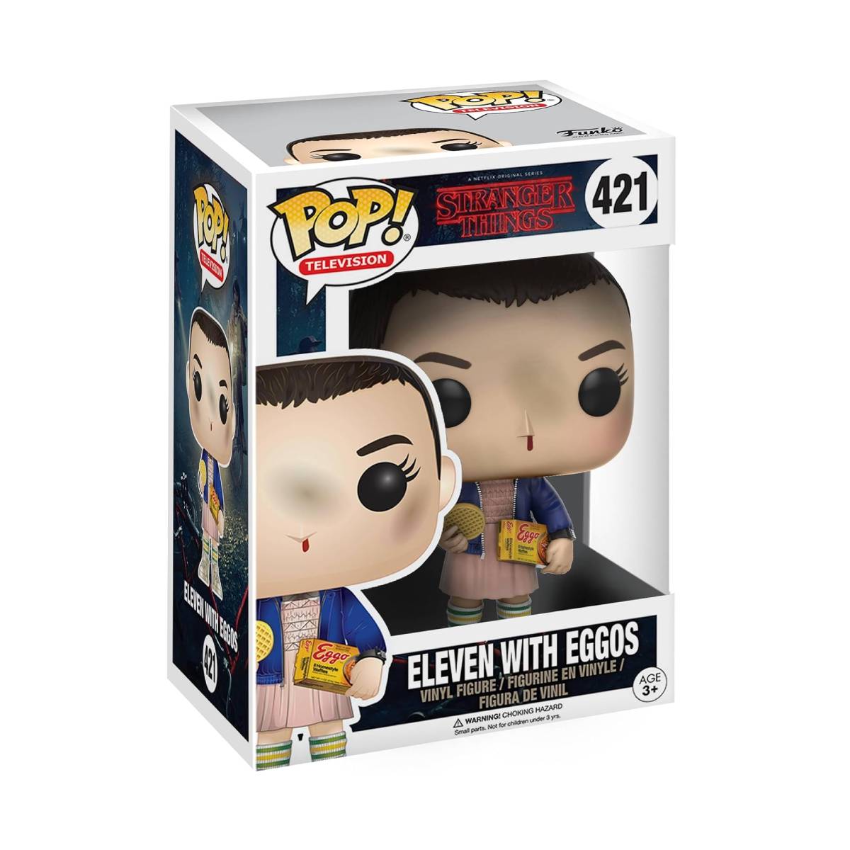 FUNKO POP TV STRANGER THINGS ELEVEN WITH EGGOS 421