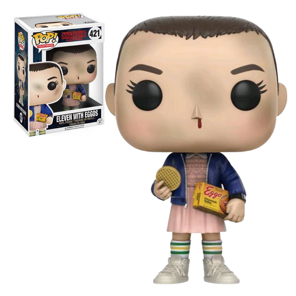 FUNKO POP TV STRANGER THINGS ELEVEN WITH EGGOS 421