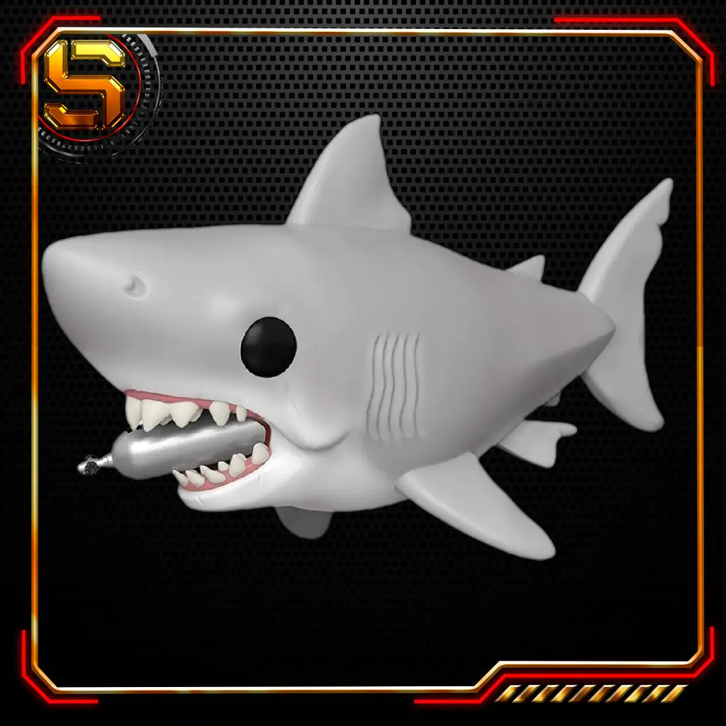 FUNKO POP SUPER MOVIES JAWS GREAT WHITE SHARK WITH DIVING TANK 759