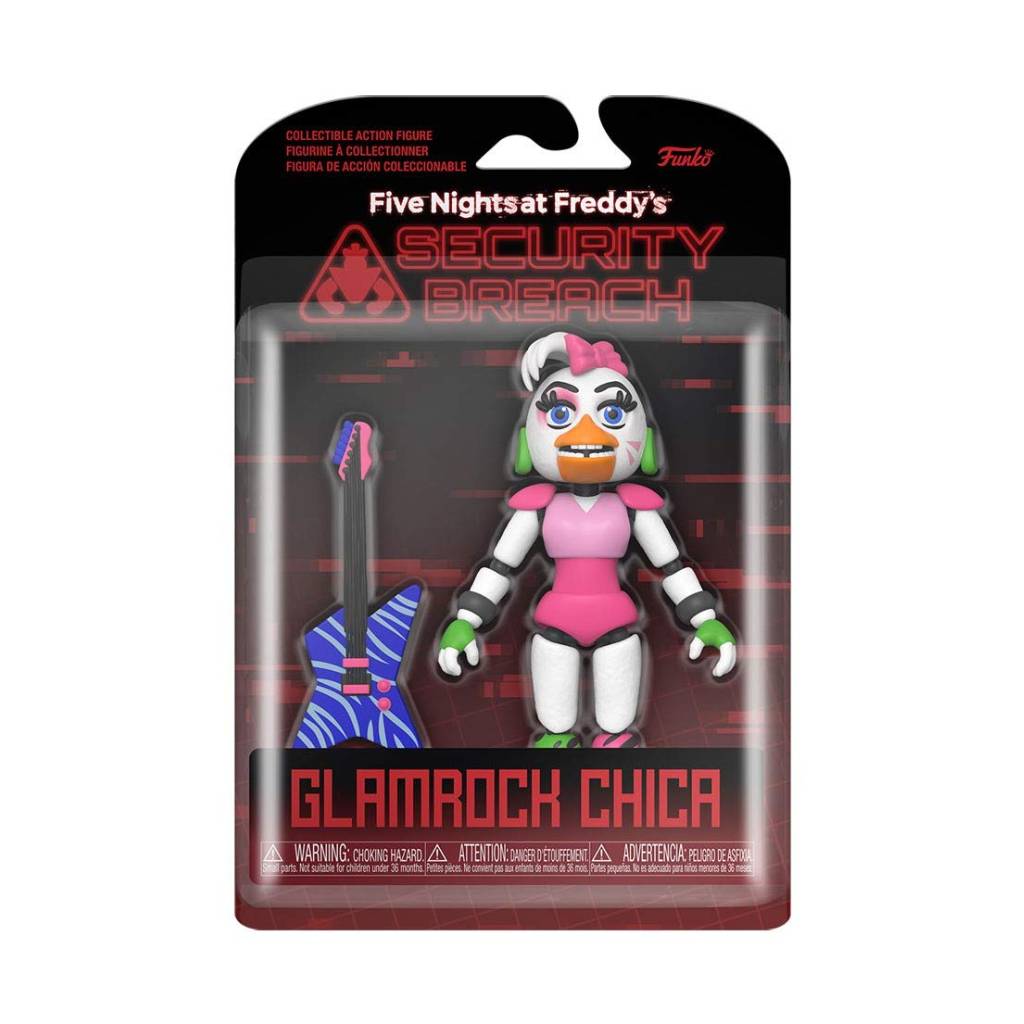 FUNKO ACTION FIGURE GAMES FNAF SECURITY BREACH GLAMROCK CHICA