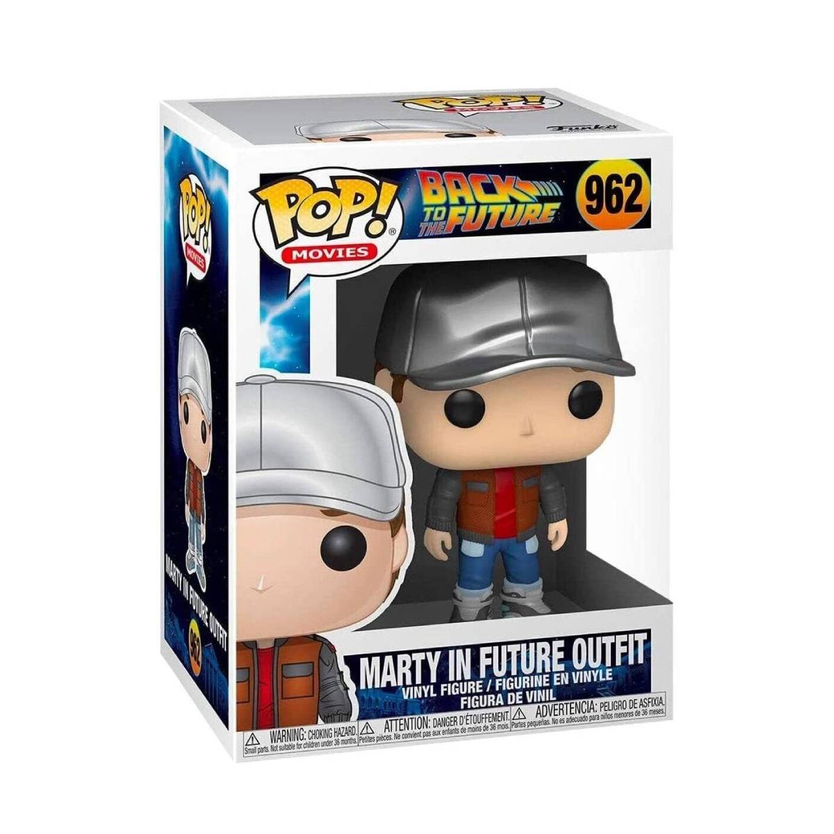 FUNKO POP MOVIES BACK TO THE FUTURE MARTY IN FUTURE OUTFIT 962