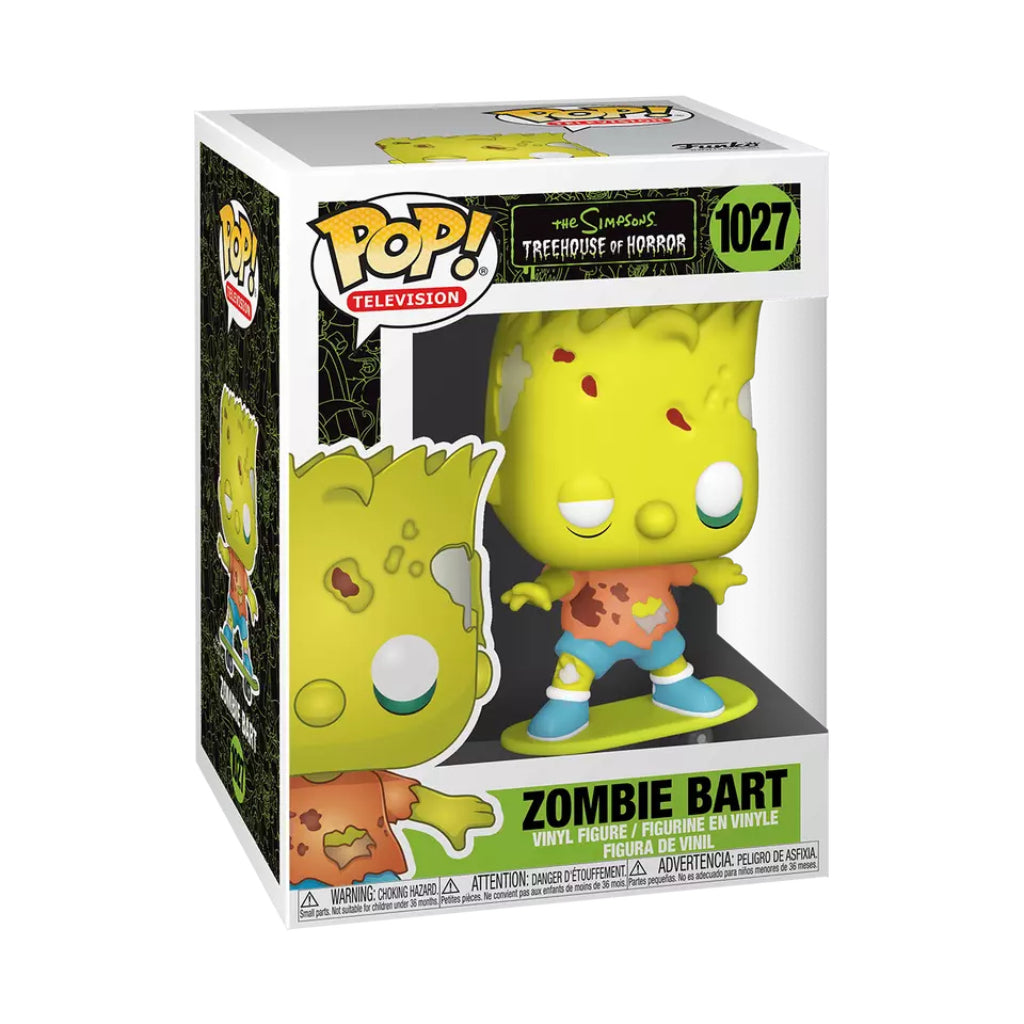 FUNKO POP TV THE SIMPSONS TREEHOUSE OF HORROR ZOMBIE BART 1027