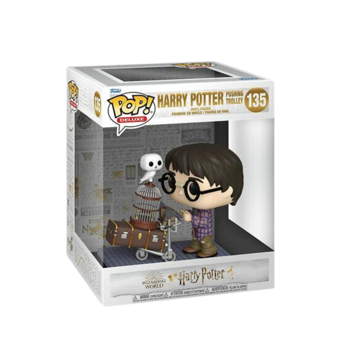 FUNKO POP DELUXE HARRY POTTER HARRY WITH PUSHING TROLLEY 135