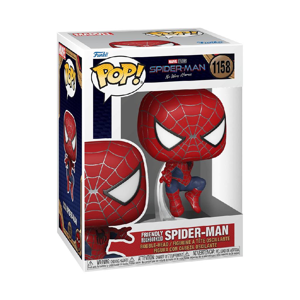 FUNKO POP MARVEL STUDIOS SPIDERMAN NO WAY HOME FRIENDLY NEIGHBORHOOD SPIDERMAN 1158