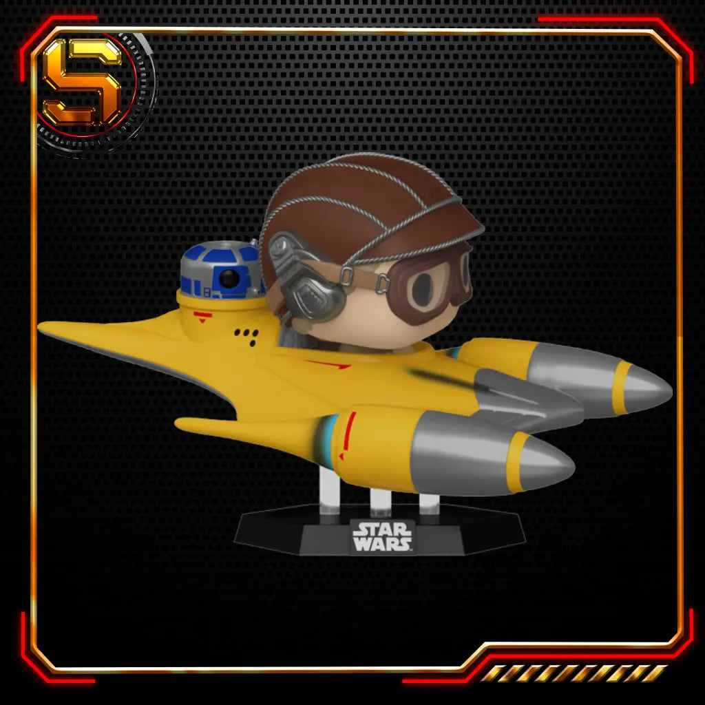 FUNKO POP RIDES SUPER DLX STAR WARS ANAKIN SKYWALKER IN NABOO STARFIGHTER WITH R2-D2 677