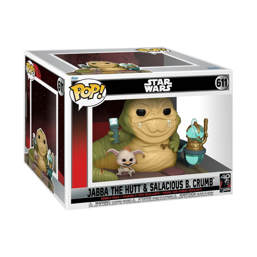 FUNKO POP MOMENT STAR WARS JABBA THE HUT AND SALACIOUS B CRUMB 611