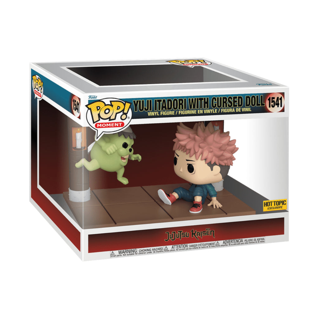 FUNKO POP MOMENT ANIME JUJUTSU KAISEN YUJI ITADORI WITH CURSED DOLL 1541