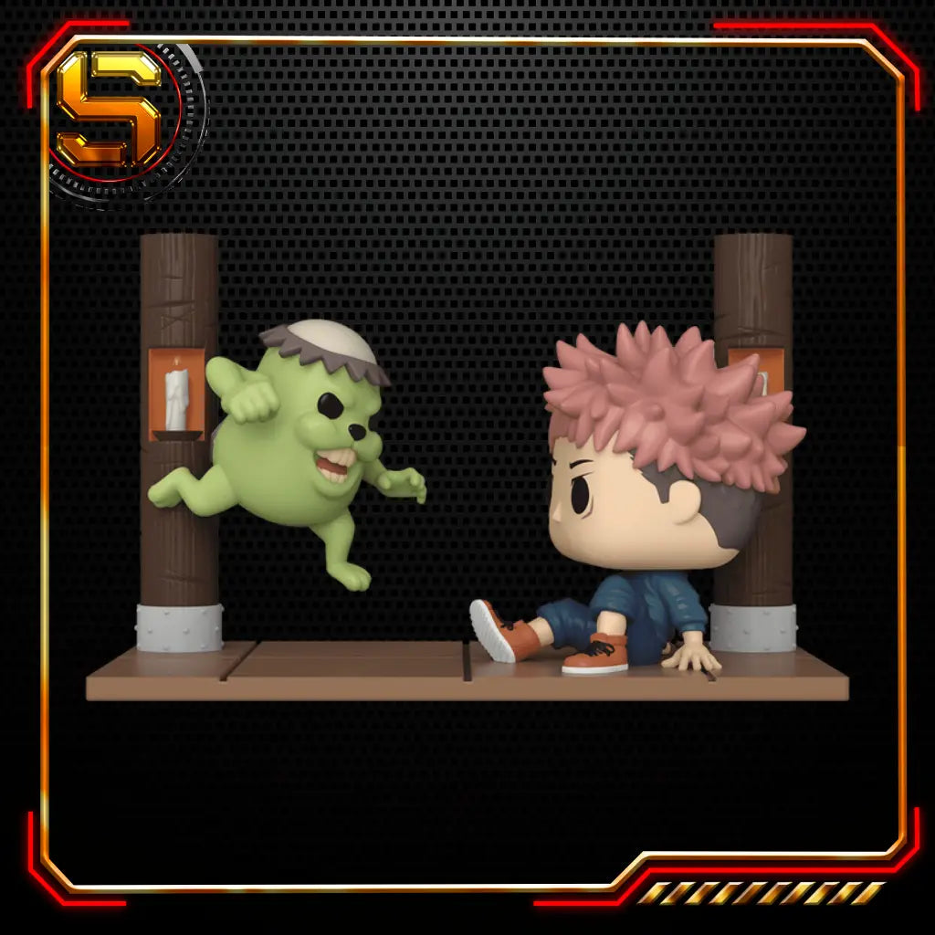 FUNKO POP MOMENT ANIME JUJUTSU KAISEN YUJI ITADORI WITH CURSED DOLL 1541