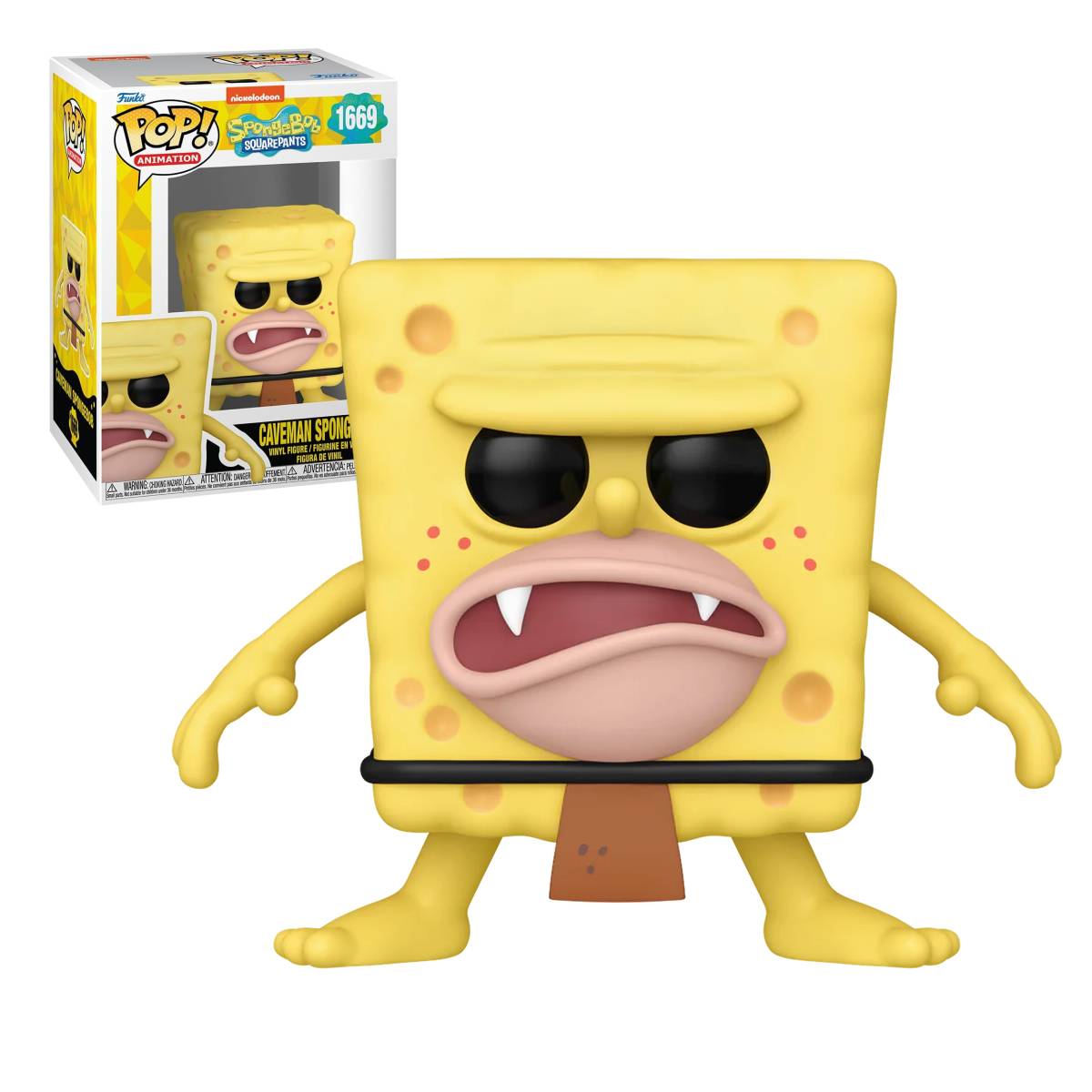 FUNKO POP ANIMATION NICKELODEON SPONGEBOB SQUAREPANTS CAVEMAN SPONGEBOB 1669
