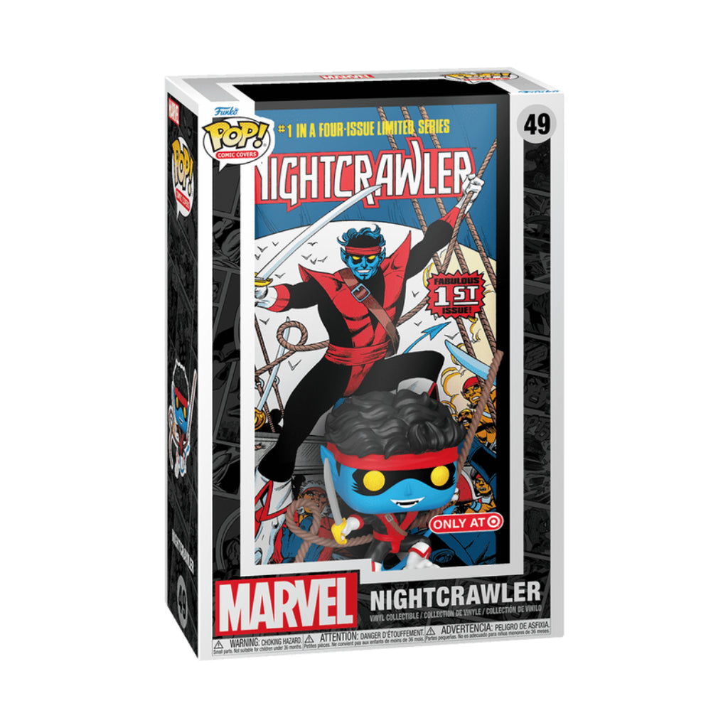 FUNKO POP COMIC COVER MARVEL X-MEN NIGHTCRAWLER 49