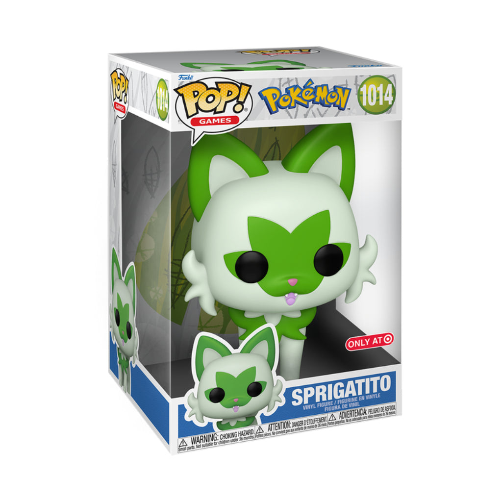 FUNKO POP JUMBO GAMES POKEMON SPRIGATITO 1014