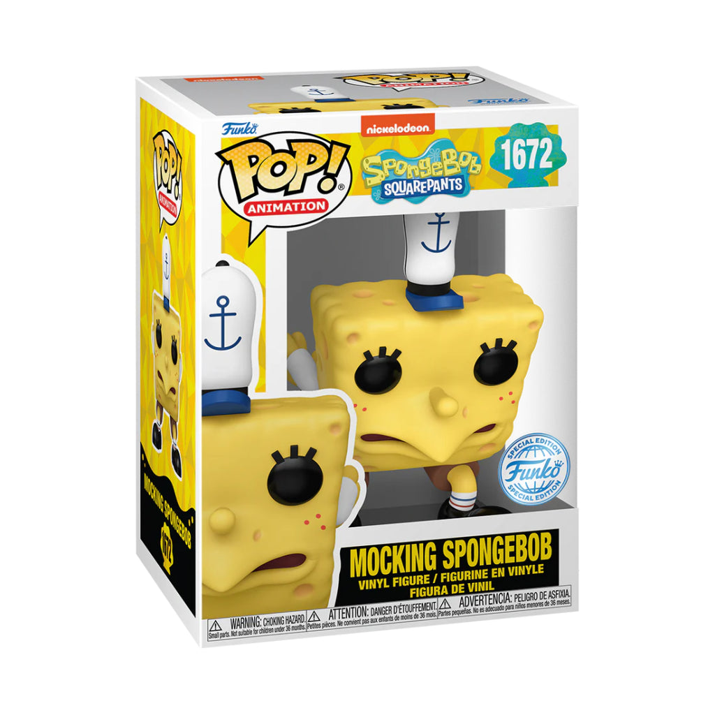 FUNKO POP ANIMATION SPONGEBOB SQUAREPANTS MOCKING SPONGEBOB 1672