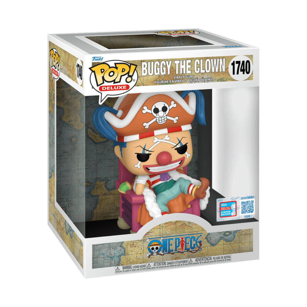 FUNKO POP DELUXE ANIME ONE PIECE BUGGY THE CLOWN WITH THRONE 1740