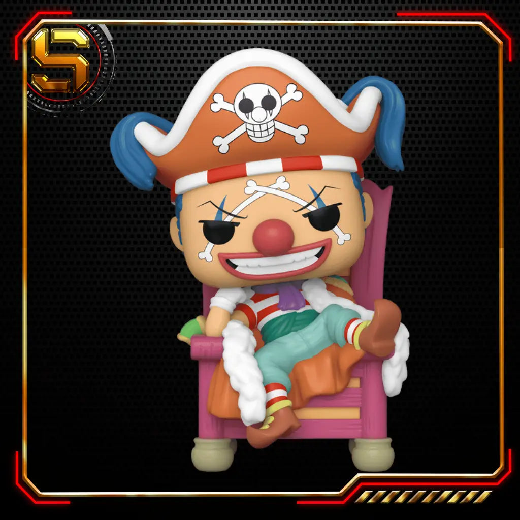 FUNKO POP DELUXE ANIME ONE PIECE BUGGY THE CLOWN WITH THRONE 1740