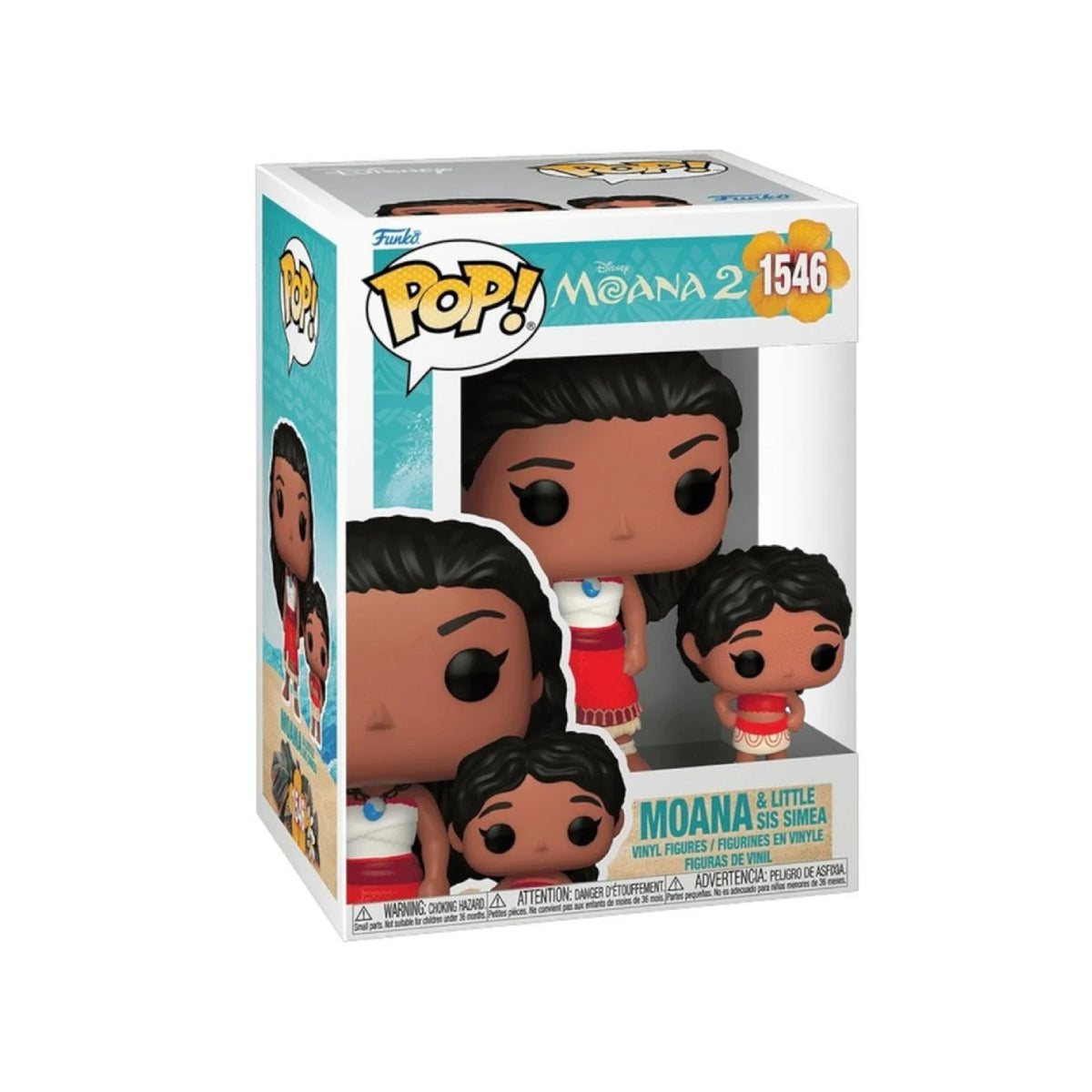 FUNKO POP DISNEY MOANA 2 MOANA AND LITTLE SIS SIMEA 1546