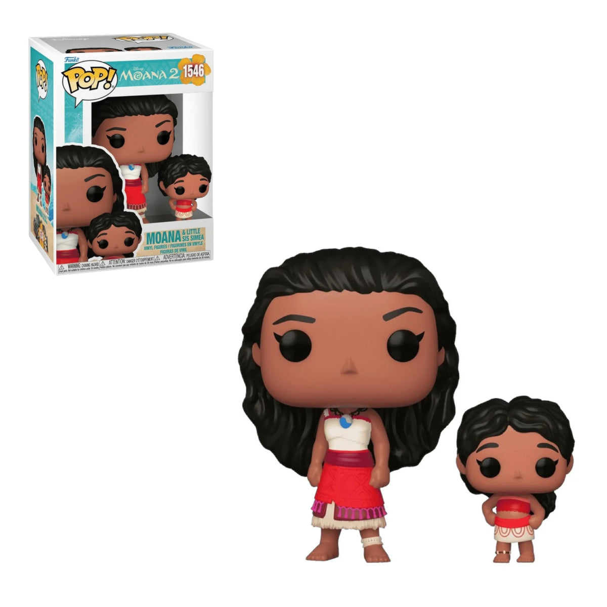 FUNKO POP DISNEY MOANA 2 MOANA AND LITTLE SIS SIMEA 1546