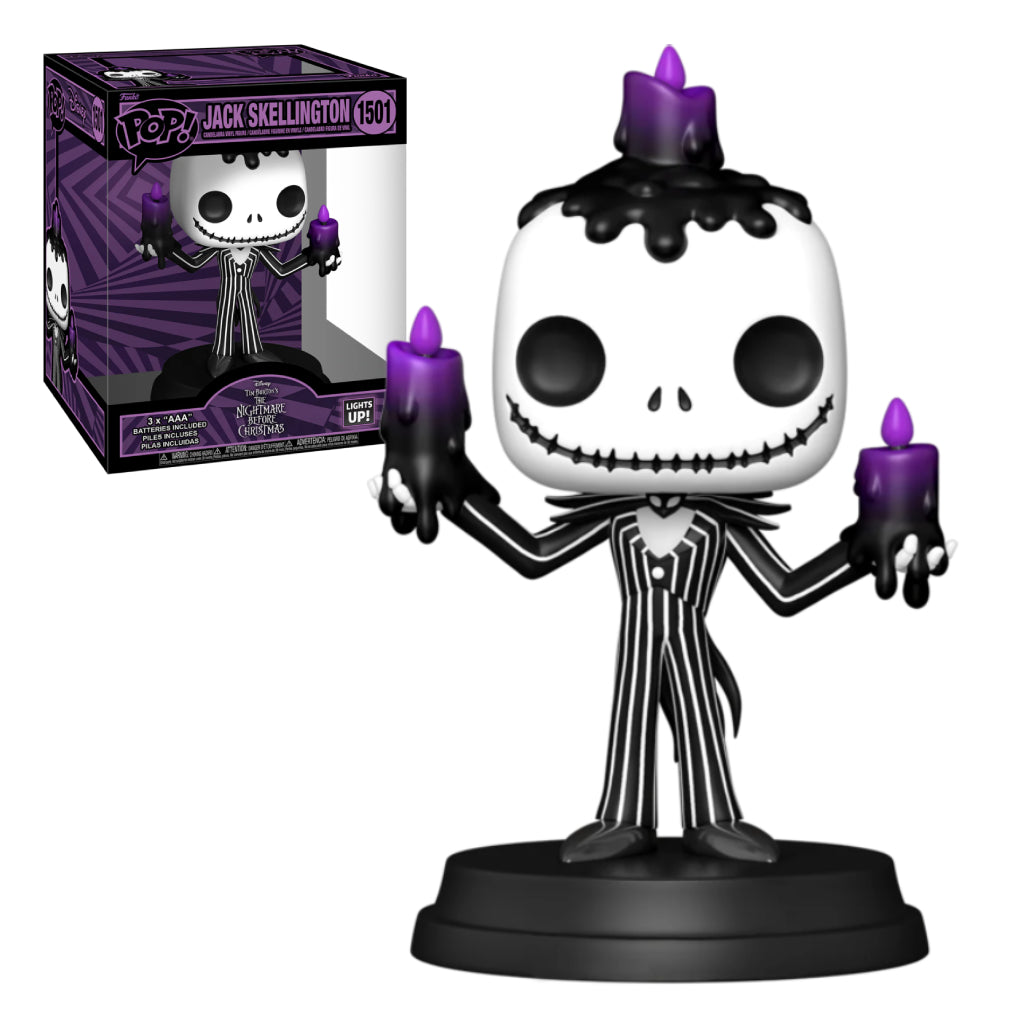 FUNKO POP SUPER DISNEY NIGHTMARE BEFORE CHRISTMAS JACK SKELLINGTON LIGHTS UP 1501