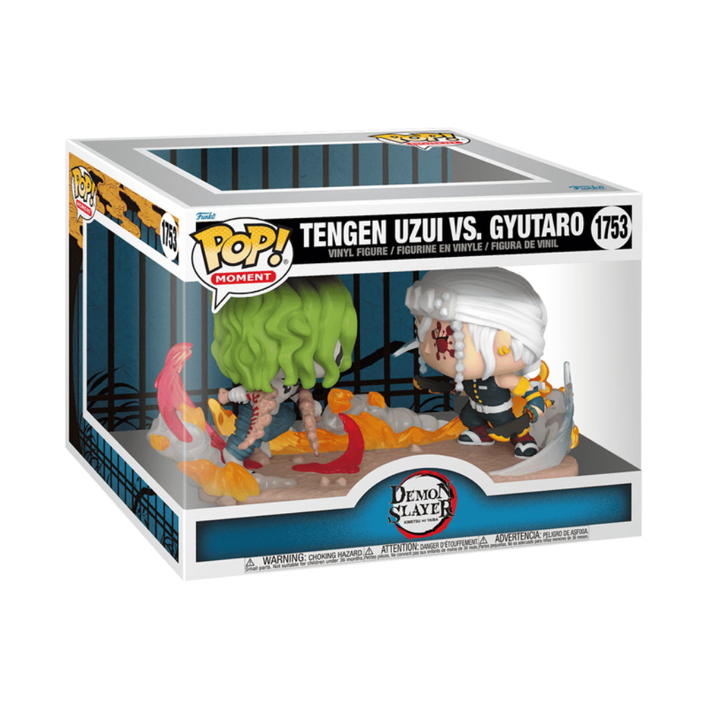 FUNKO POP MOMENT ANIME DEMON SLAYER TENGEN UZUI VS GYUTARO 1753