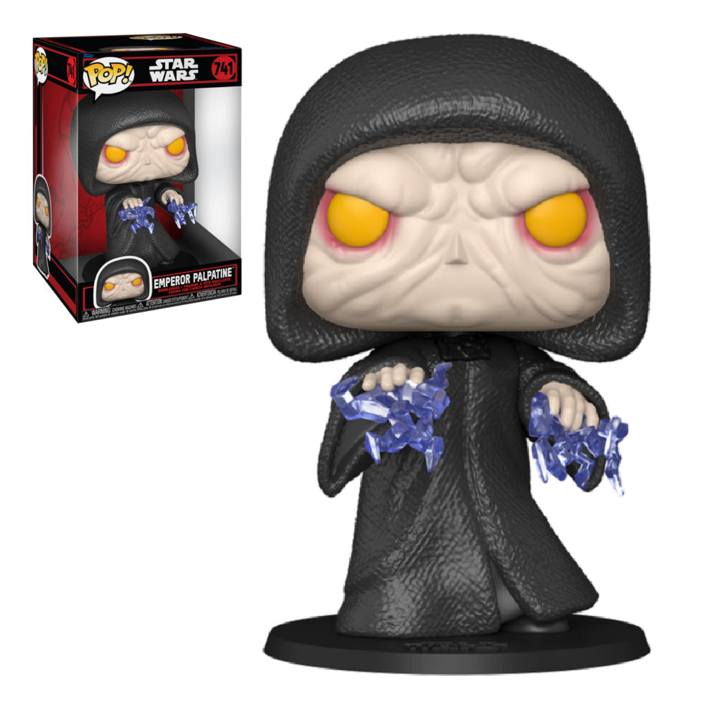 FUNKO POP JUMBO STAR WARS DARKSIDE EMPEROR PALPATINE 741