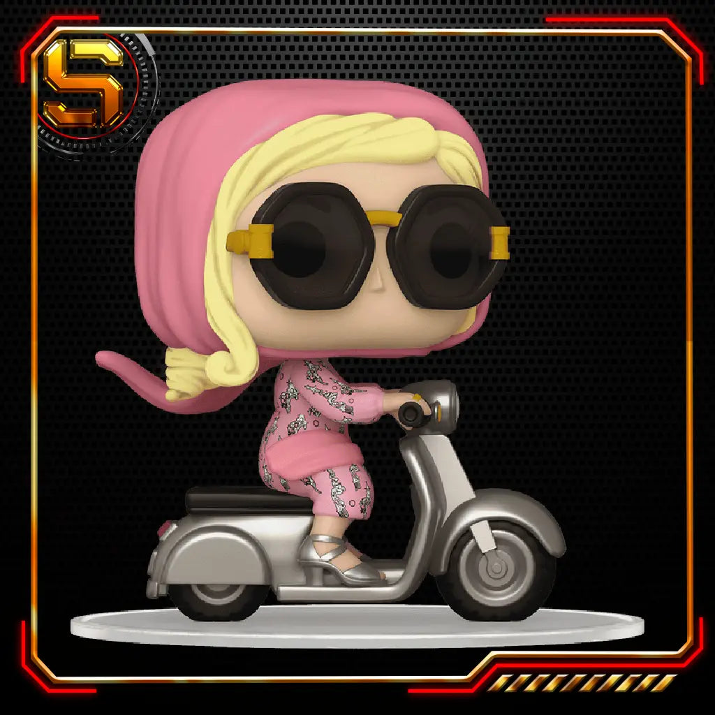 FUNKO POP RIDES TV SERIES WHITE LOTUS TANYA MCQUOID ON SCOOTER 125