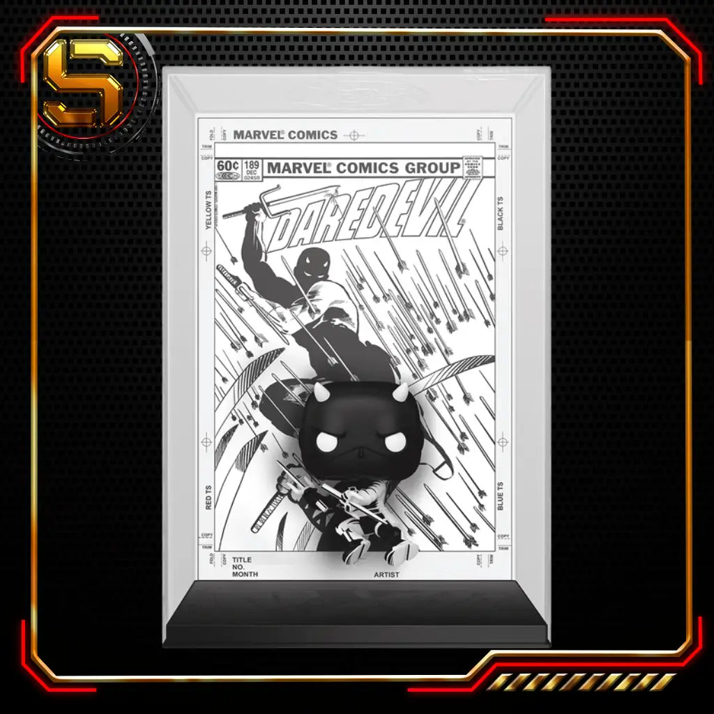 FUNKO POP COMIC COVER MARVEL DAREDEVIL DAREDEVIL (BW) 55