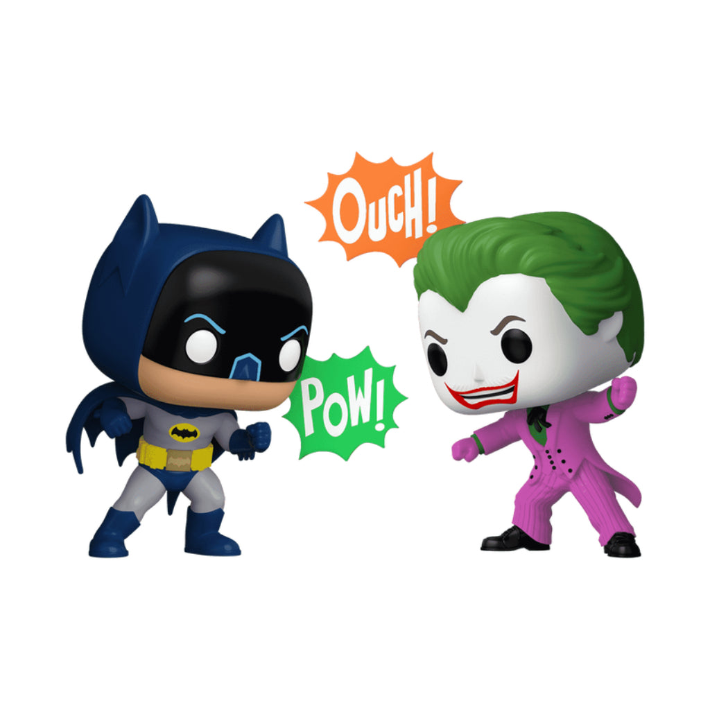 FUNKO POP DC TV SERIES BATMAN 85 YEARS BATMAN AND THE JOKER 1966 2 PACK