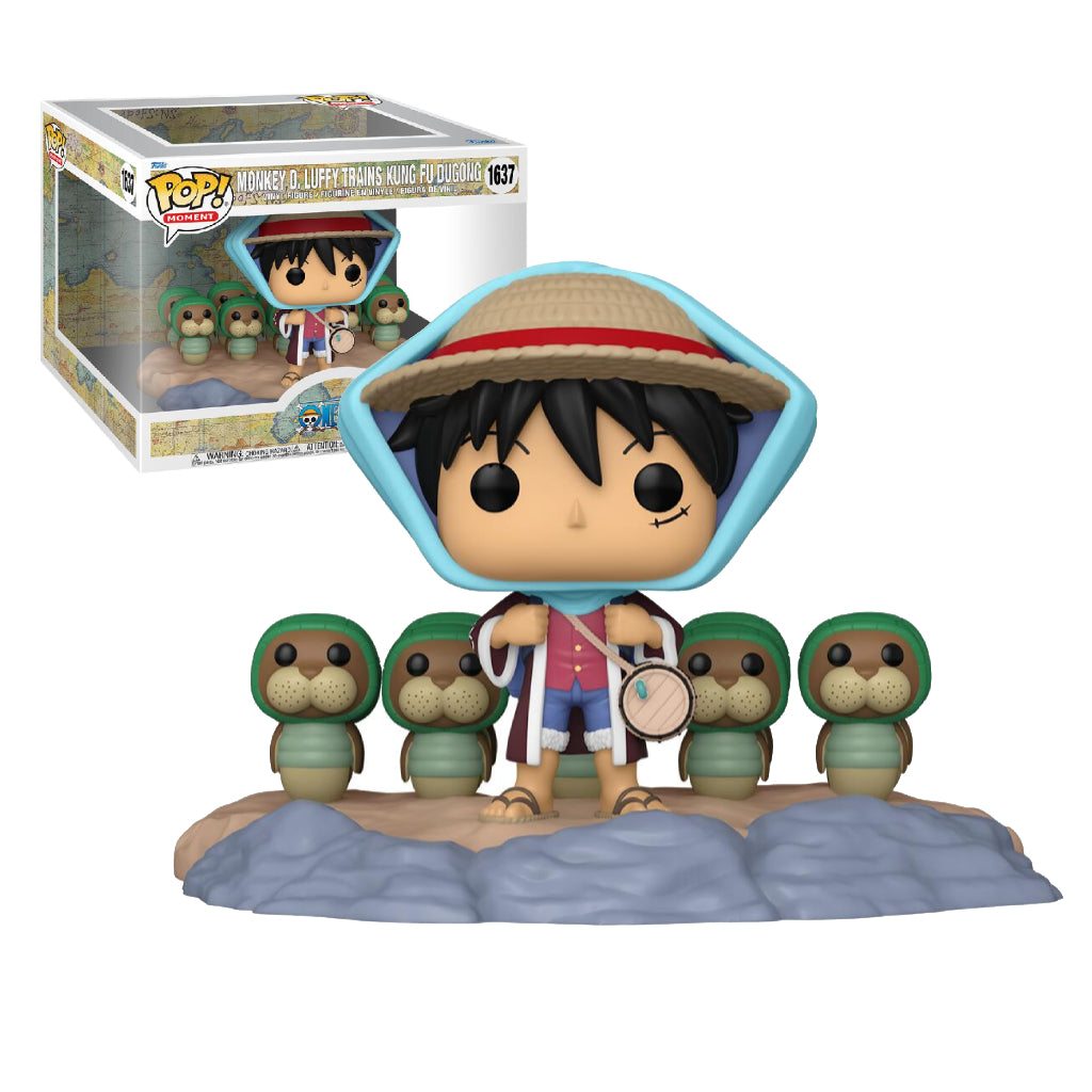 FUNKO POP MOMENT ANIME ONE PIECE MONKEY D LUFFY TRAINS KUNG FU DUGONG 1637